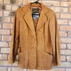 Vintage 60s 70s Suede Leather Jacket